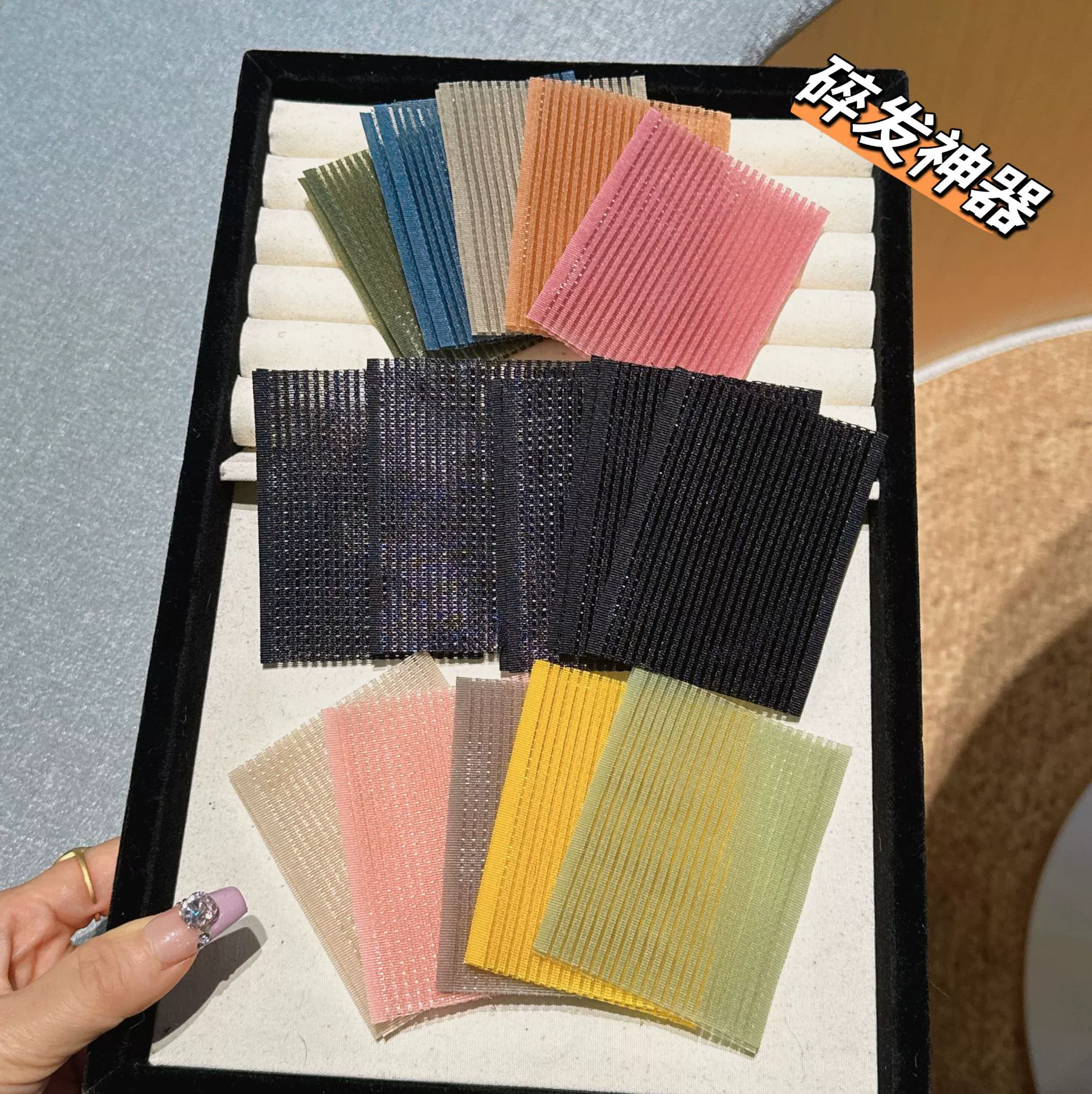 2023 интернет-знаменитость красочная простая Женская публикация набор из десяти предметов на липучке ленивый артефакт челка палочка для волос аксессуары для волос