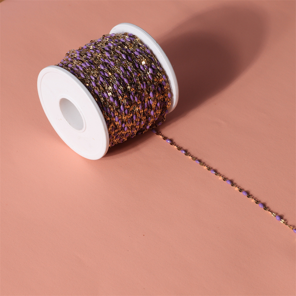 24g Weight Chain Jewelry Making Type Cable Chain/Cross Chain Classification 1 Piece Quantity 316L Stainless Steel Material Color Block Pattern Spring&Summer Season Plating Design Vacation, Classic Style Style 1 Piece 316L Stainless Steel Cable Chain/Cross Chain Chain Vacation Classic Style Color Block 5