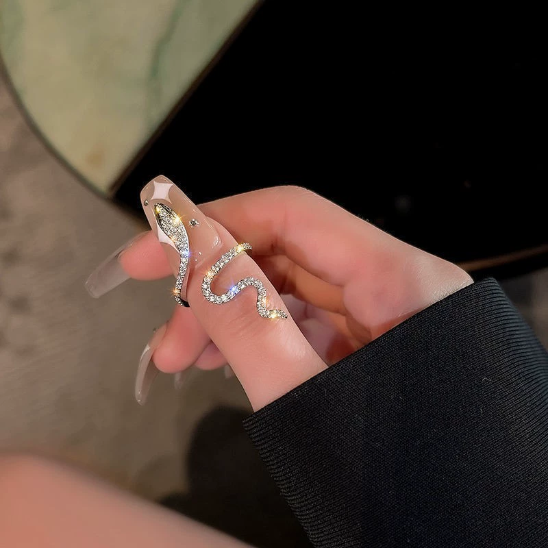 Zirconium Ring Set, one size, simple elegant bright style, high-quality finish