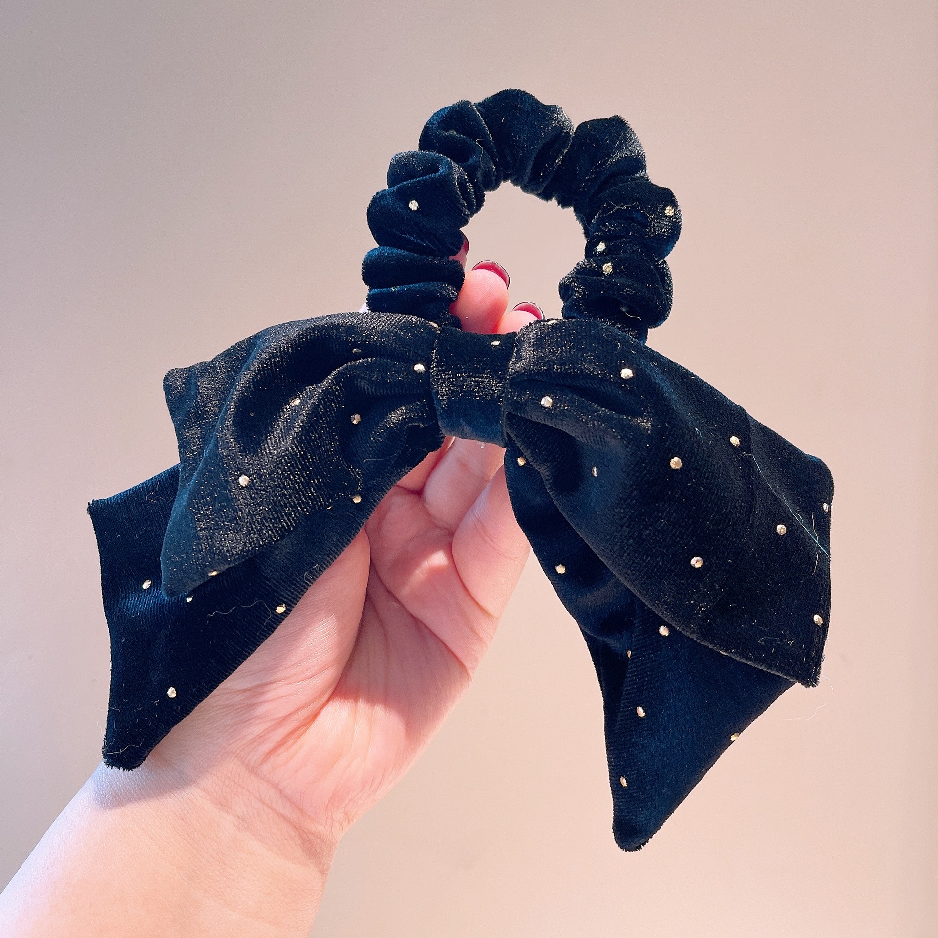 It's A Bow ~ Awesome Velvet Fabric Hair Band Korean Leather Band Women's Hair Rope Exquisite Japanese Style Hair Tie Headdress Flower display picture 7