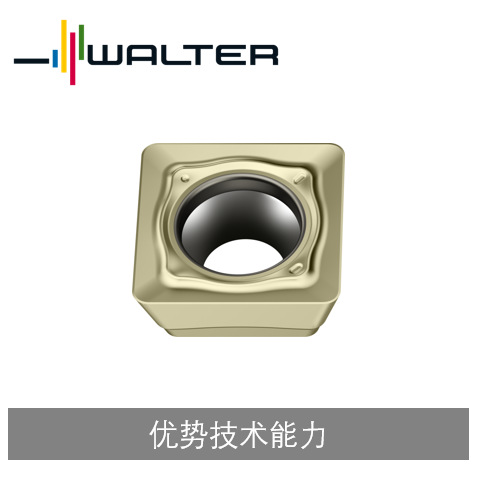瓦尔特刀片式铣刀，可转位，正方型正型，刀尖圆角大于0.6mm