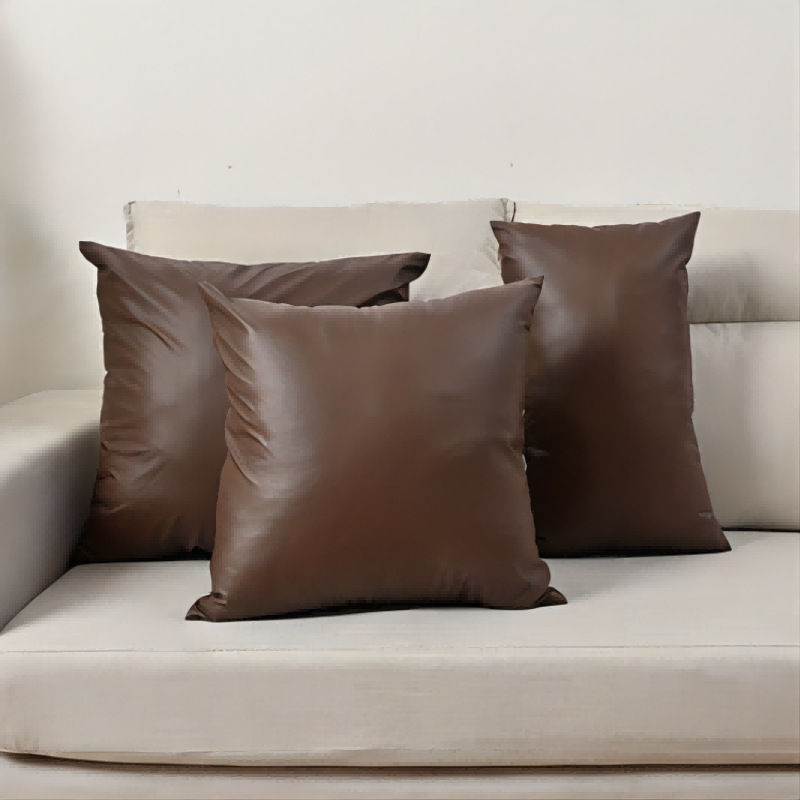 Transfronteriza Amazon Venta caliente cómodo moderno simple pu funda de almohada sofá respaldo funda de almohada sin almohada funda de almohada