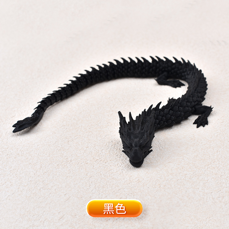 Ventas transfronterizas de juguetes impresos en 3D, adornos de dragón, animación de animales, moda de juego