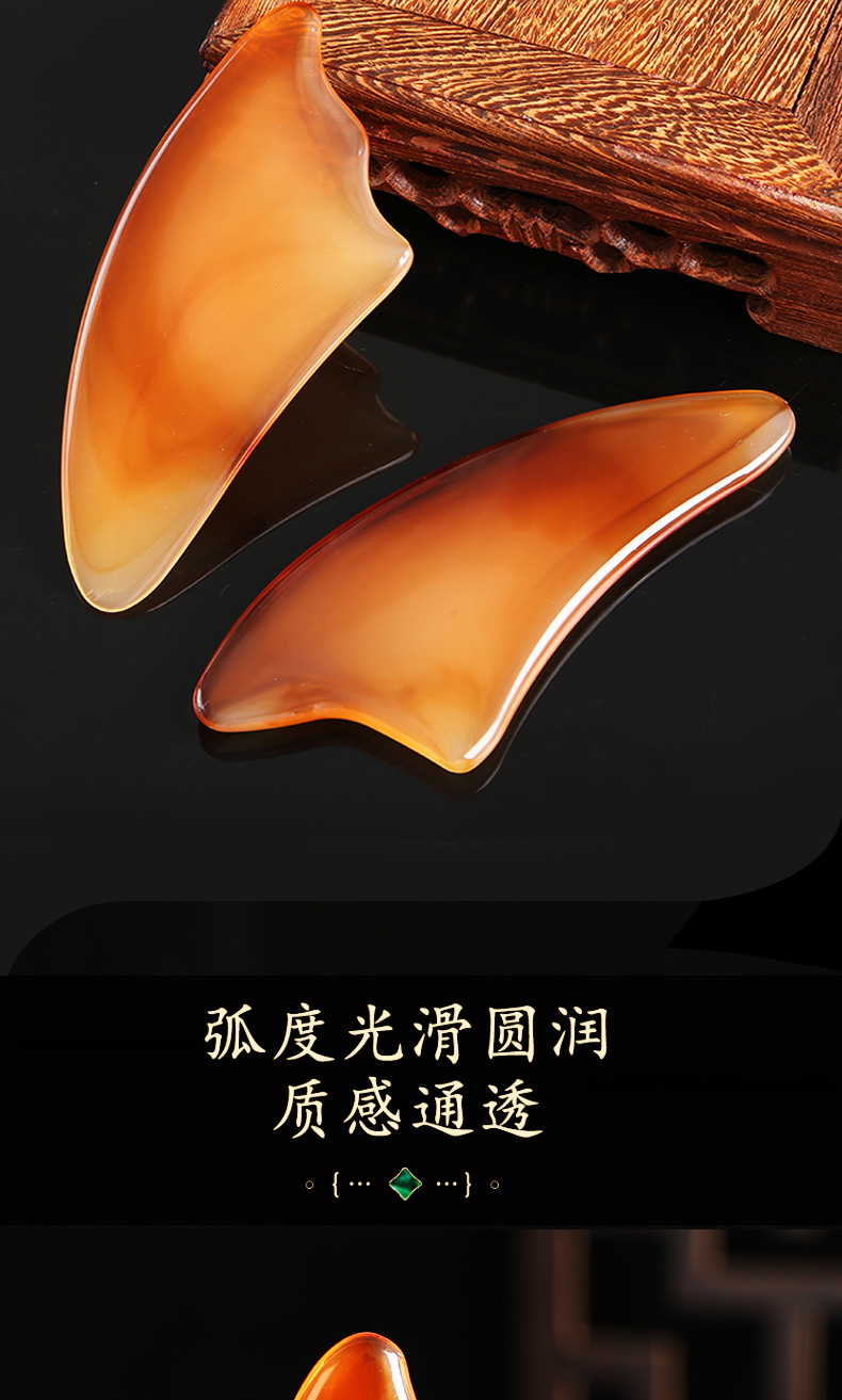 Gua Sha Massage Board Set with Facial Acupoint Wand Heart Shaped Scraping Tool for Face Eye Body Care 40g key features