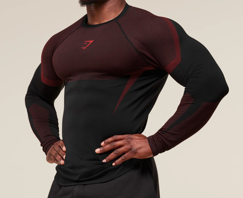 Amazon 外国貿易メンズタイツ GYM スポーツフィットネスランニングトレーニング服弾性ファッションプリントラウンドネックロング|undefined