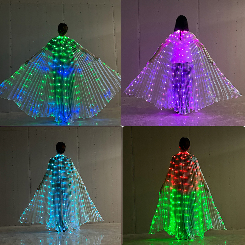 Alas LED Luminosas para Baile — Alas Brillantes para Adultos y Niños, Show y Halloween