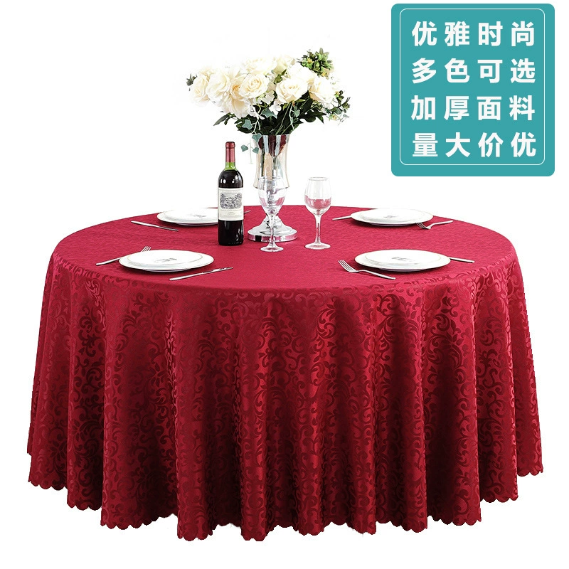 Blossom Table Cloth Hotel Restaurant Polyester Hook Flower Round Founded Fedry Fedry Wedding Conference The Titan Table Skirt Manufacturer directly confess
