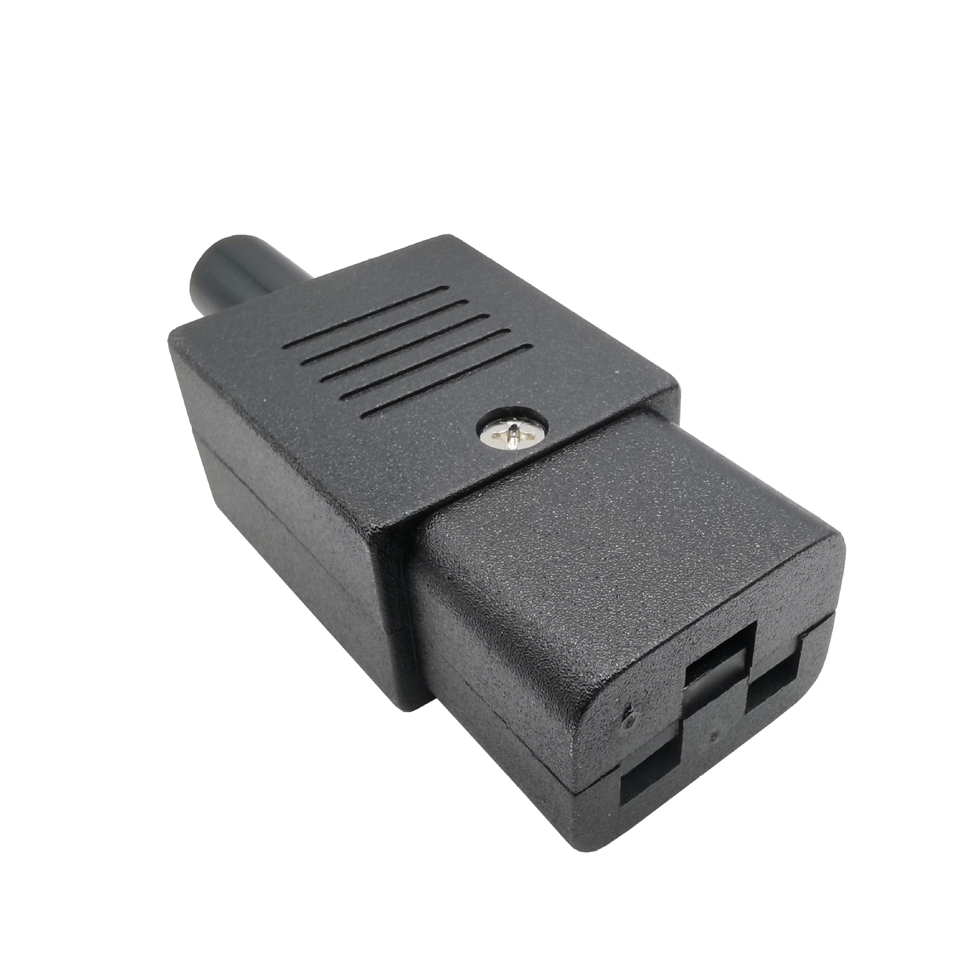 AC品字公插头 C19三芯电源充电插头 插座组装延长线 空中对接插头