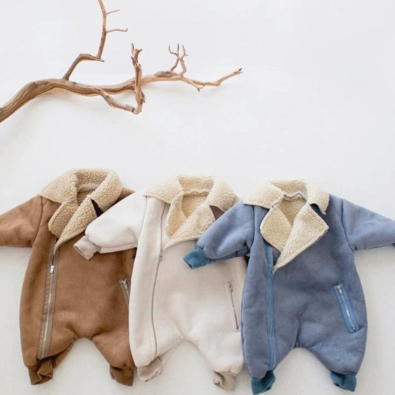 Детская накидка INS, зимняя одежда, детский замшевый комбинезон, верхняя одежда, красивый комбинезон на флисовой подкладке, куртка на молнии