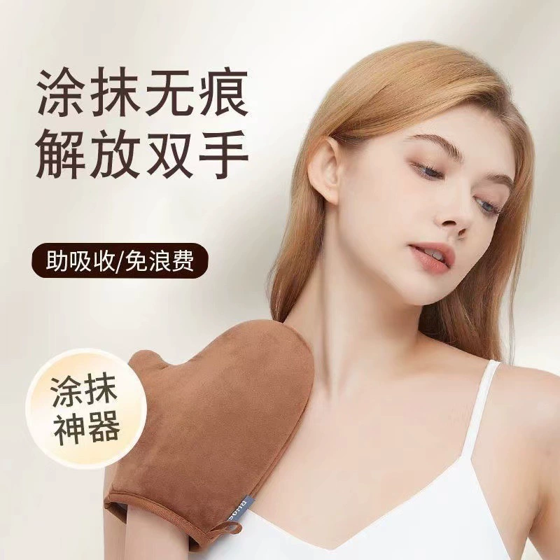 Перчатки для тела и тела Красота черные перчатки мягкие, не повреждая руки, массаж лица, протирание водонепроницаемый маслостойкий солнцезащитный крем