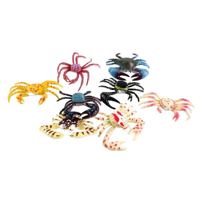 Simulación transfronteriza modelo marino 12 tipos de submarino animal adornos Rana Goldfish niños puesto juguetes al por mayor