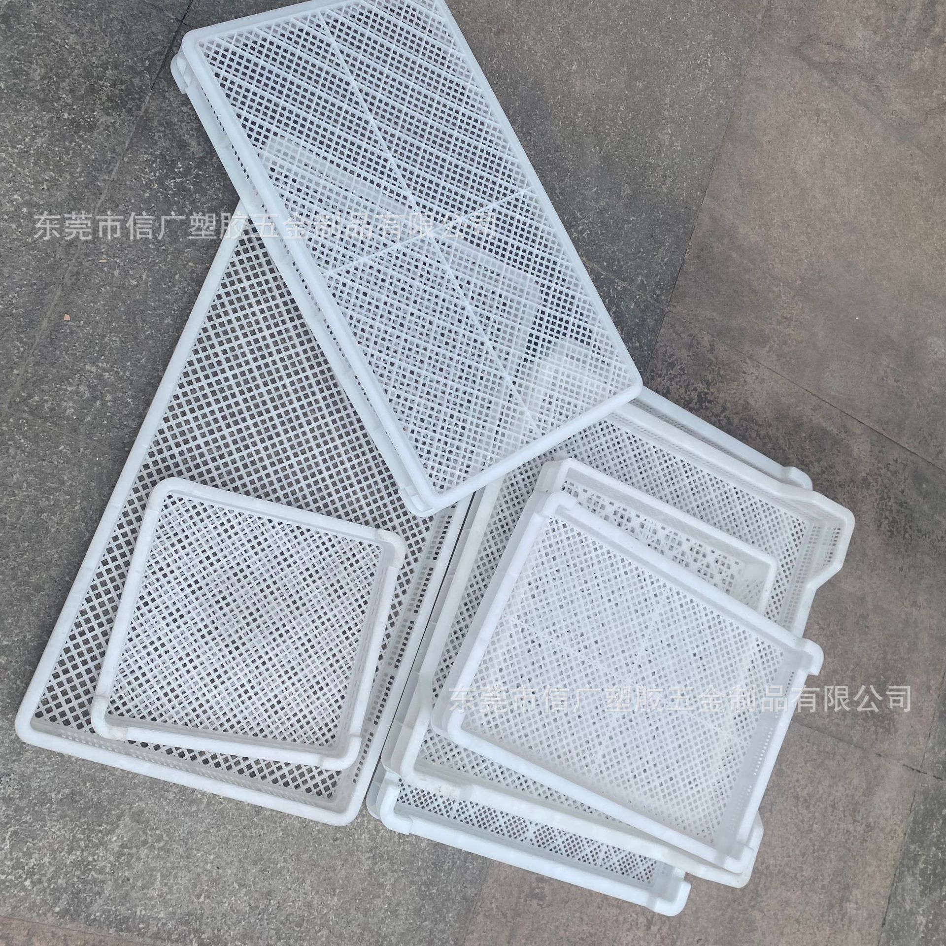加厚耐摔压网格晒萝现货多多 白色耐高温烘干盘晒盘 食品级烘干萝