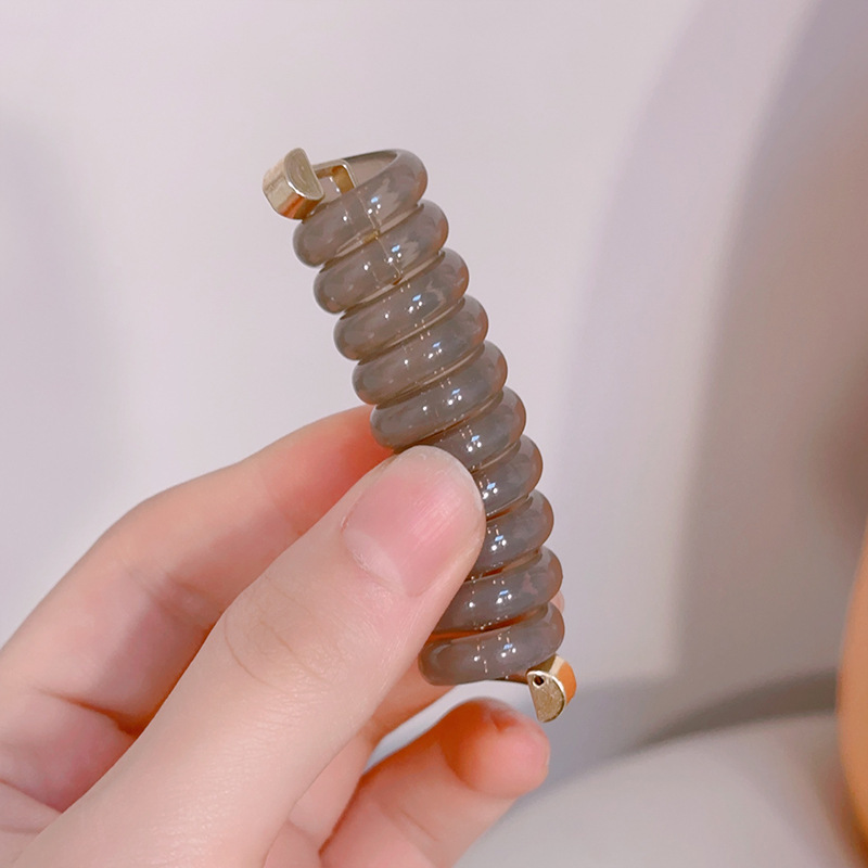 Nueva diadema con cordón para teléfono para mujer, alta gama, de aspecto alto, cabello trenzado, banda de goma, lazo para el cabello para niños, cabello trenzado con cola de caballo