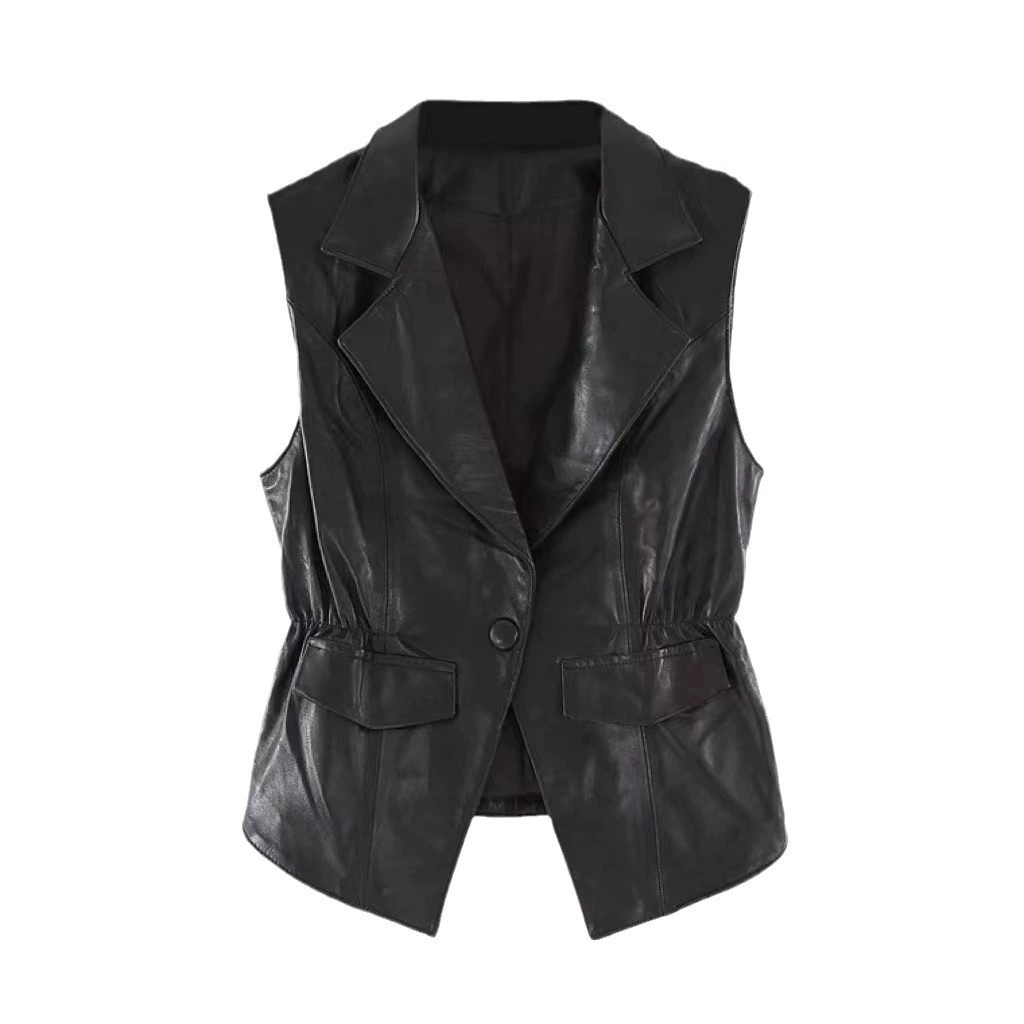 Вестерн, костюм, подтяжки, демисезонная Jacket, натуральная кожа