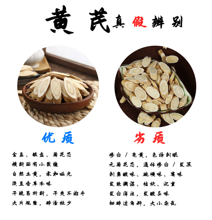 Astragalus Root Slices Huang Qi 甘肃岷县 Wild-Crafted Large Cut 0.6-0.8cm Diagonal Slices 100g Trial Pack Sun-Dried No Sulfur for Tea and Soup quality and texture