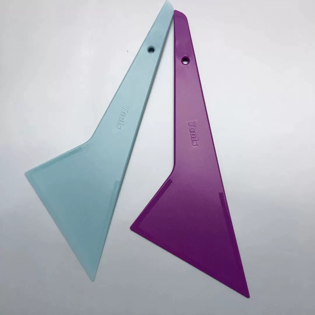 TOOSL автомобильный пленочный инструмент скребок цветной большой наконечник скребок для воды пленочная доска термостойкий соскабливающий пластиковый треугольный скребок