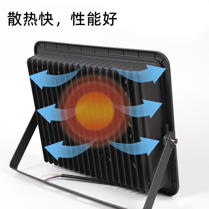 Yaming reflector LED para exteriores impermeable 8088 efecto de luz luz de proyección fuerte luz de sitio de construcción de alto brillo reflector cob al por mayor