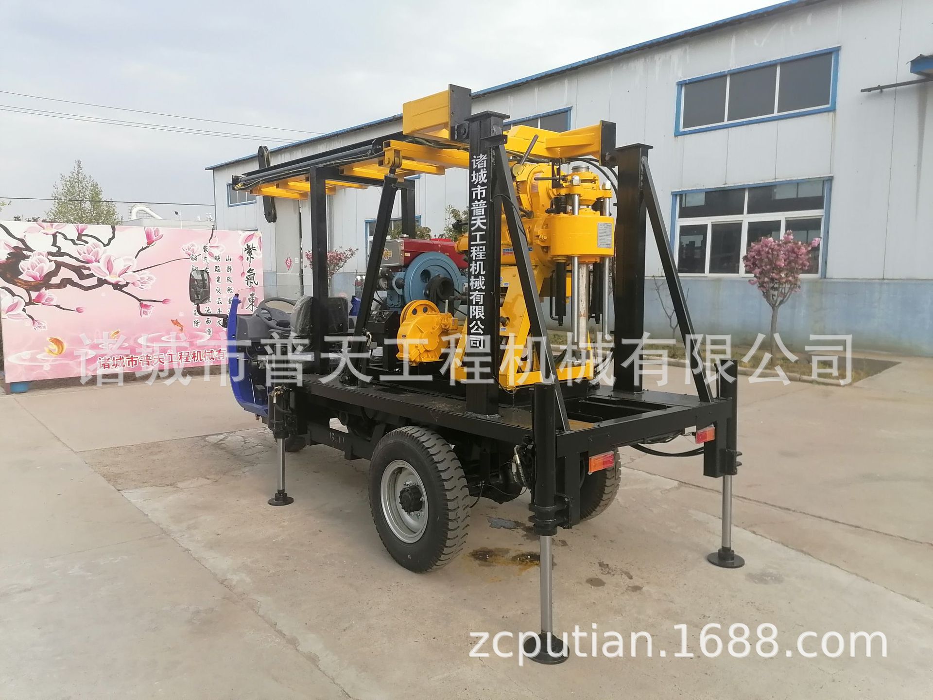 XY-200C三轮车水井钻机 三轮车载岩心钻机 三轮车载水井钻机