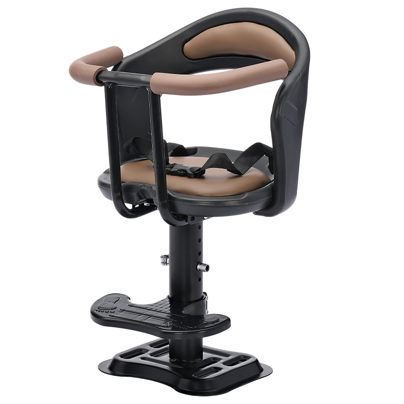 Electric Vehicle Seat, Front-Mounted Battery Bike Seat, Pedal Electric Motorcycle Child Safety Stool, Safety Belt