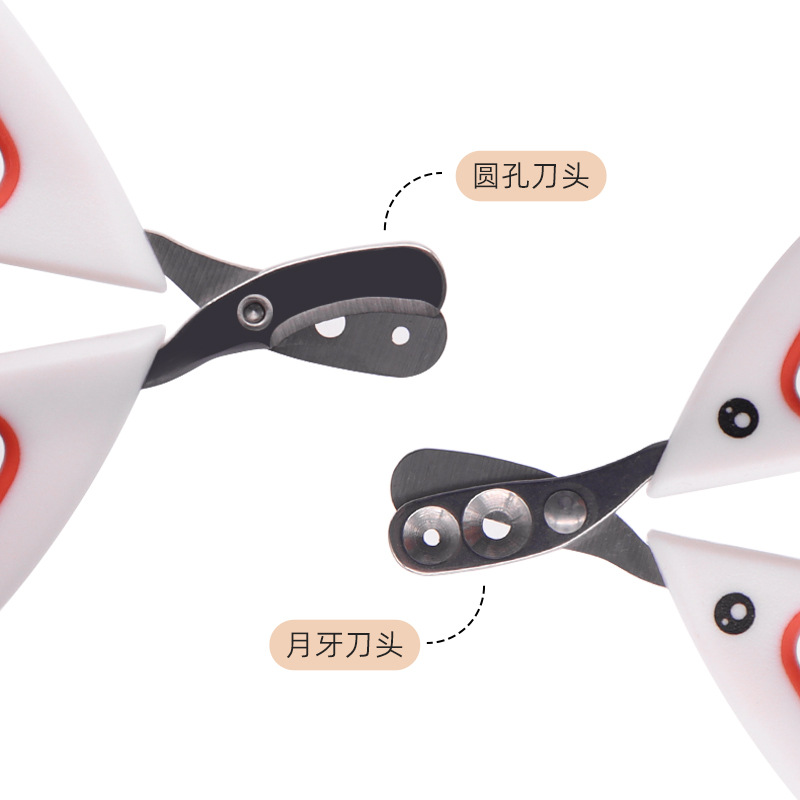 Cortaúñas especiales para gatos Cortaúñas de belleza para mascotas Cortaúñas Gatito lindo cortaúñas ciegas con agujeros redondos