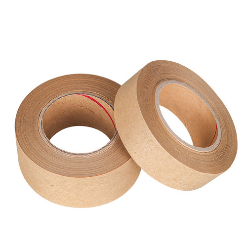 Wet water kraft paper tape watercolor painting anti-tamper sealing box water-soluble tape carton printing easy to tear high-viscosity paper