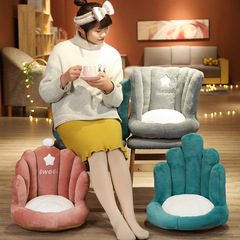 坐墊腰靠一體四季椅子學生屁墊辦公室久坐加厚凳子墊子懶人靠背墊