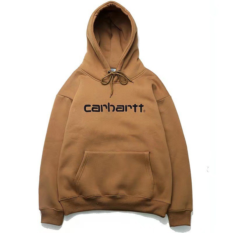 Amazon transfronteriza marca de moda europea y americana Carhartt nuevos hombres y mujeres de lana forrado suéter moda casual Sudadera con capucha