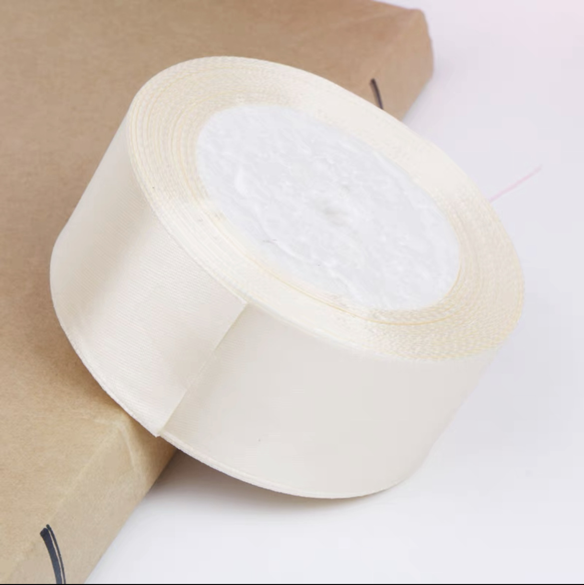 Cinta de 4cm cinta hecha a mano material de flor de rosa de bricolaje cinta de satén material de lazo cinta floral embalaje de regalo