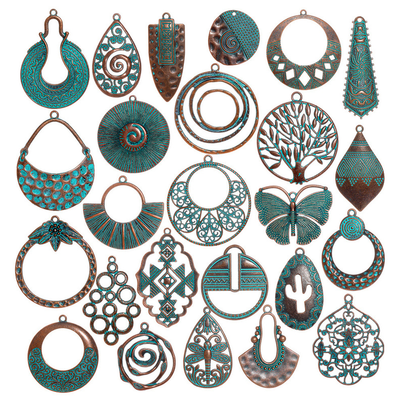 Hot Selling Retro Alloy Accessories DIY Earrings Ethnic Geometric Necklace Jewelry Pendant Bohemian Wholesale Yiwu Hot Selling Retro Alloy Accessories DIY Earrings Ethnic Geometric Necklace Jewelry Pendant Bohemian Wholesale Yiwu