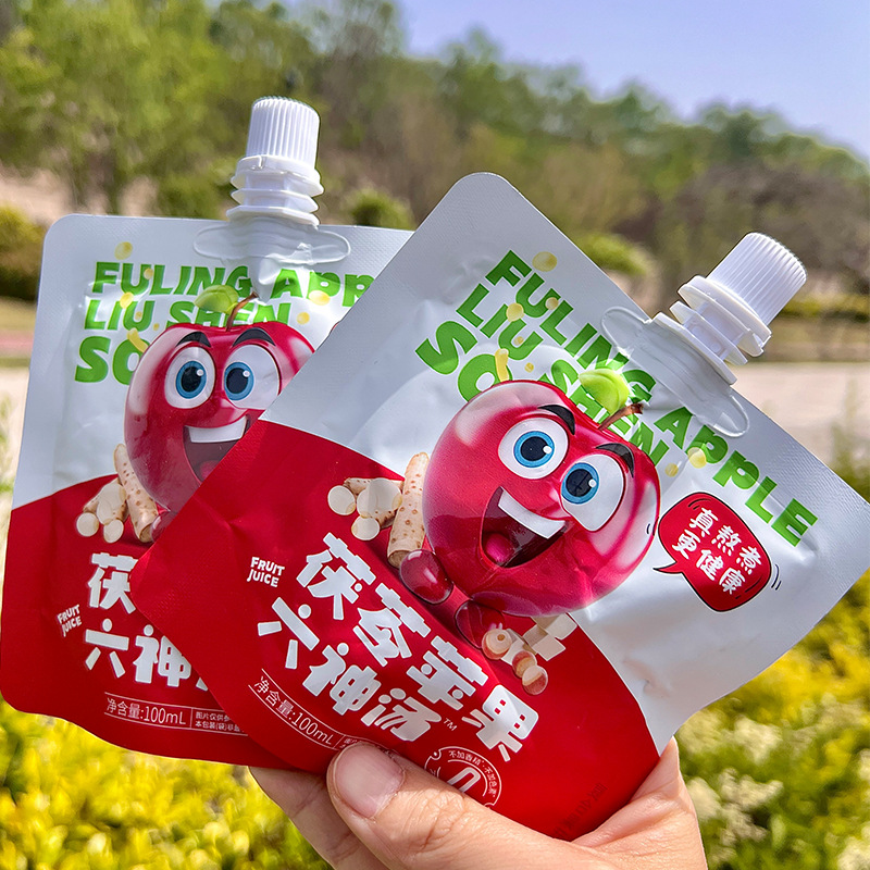 Lang Xiaobei Honeysuckle Double Grapefruit Juice Poria Apple Liangshen Tang Loquat Pear Juice Drink Three-Pack Bagged 3