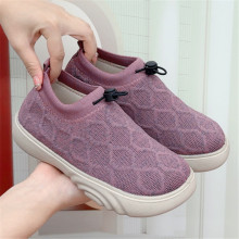 秋季新款轻便舒适透气女士单鞋软底一脚蹬妈妈鞋老北京布鞋