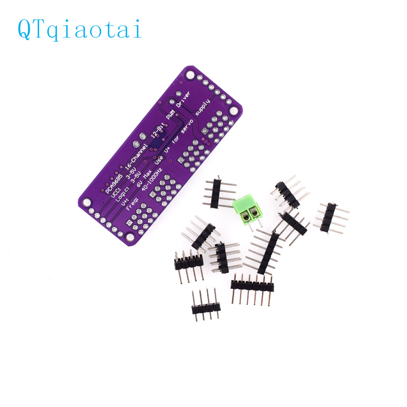 HW052 PCA9685 16 passageway 12 position Fm + I2C Bus PWM controller steering engine Control Module