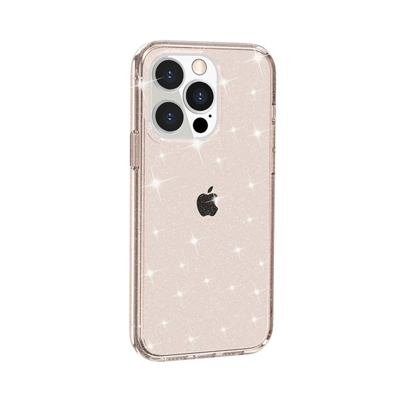 Чехол для телефона Apple iPhone 16 совместимый, защита от падений, блестящий прозрачный дизайн