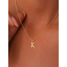 D 68930 18K gold letter pendant necklace 18K ����ĸ��