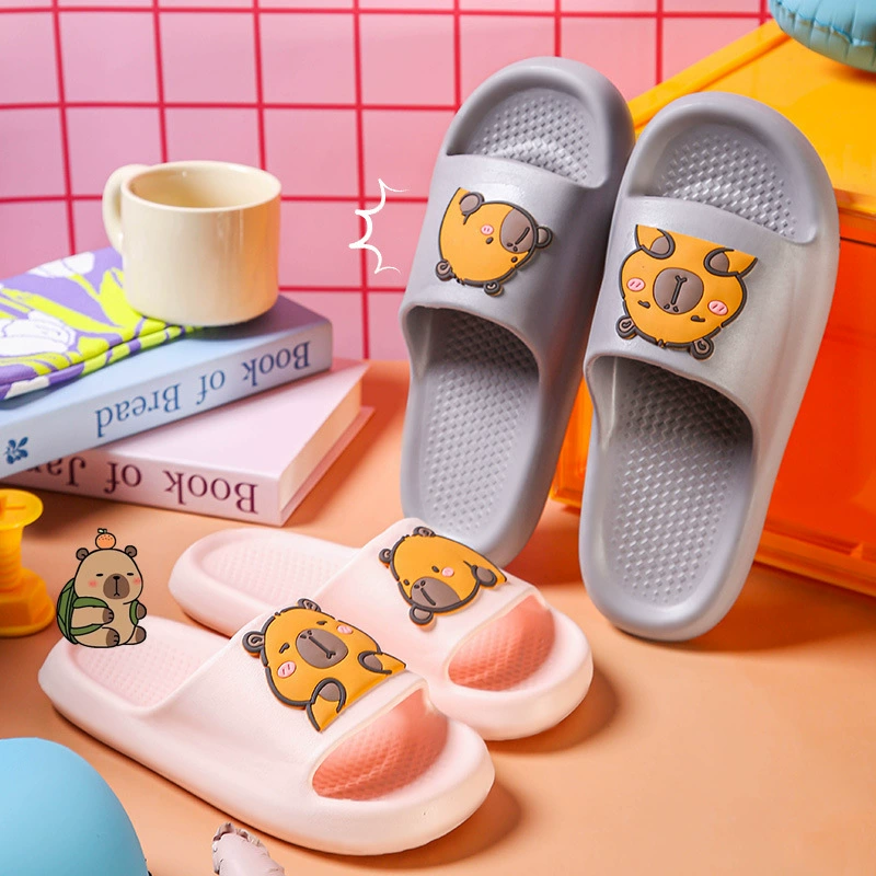 Новый 2025 мультфильм eva тапочки для дома нескользящие и износостойкие холодные тапочки летом оптом