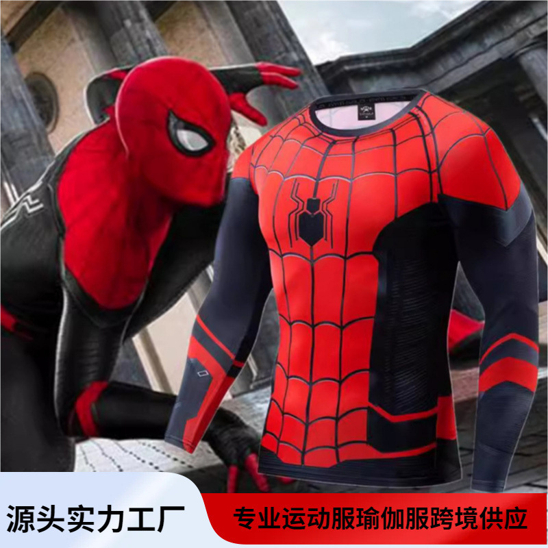 2099 Spider-Man Bodysuit Hero Costume Avengers 4 Marvel Dutch Brother Same Style Long-Sleeved T-Shirt Trendy Style 2099 Spider-Man Bodysuit Hero Costume Avengers 4 Marvel Dutch Brother Same Style Long-Sleeved T-Shirt Trendy Style