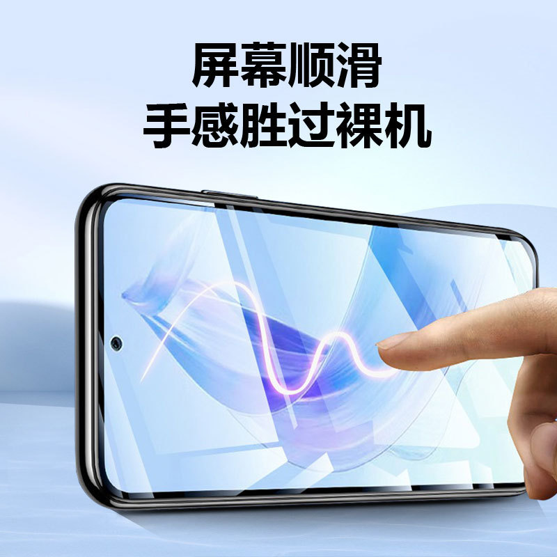適用栄光X60i強化膜X40GT全画面高精細全ゴムメッキhonor Xシリーズ携帯電話保護膜|undefined