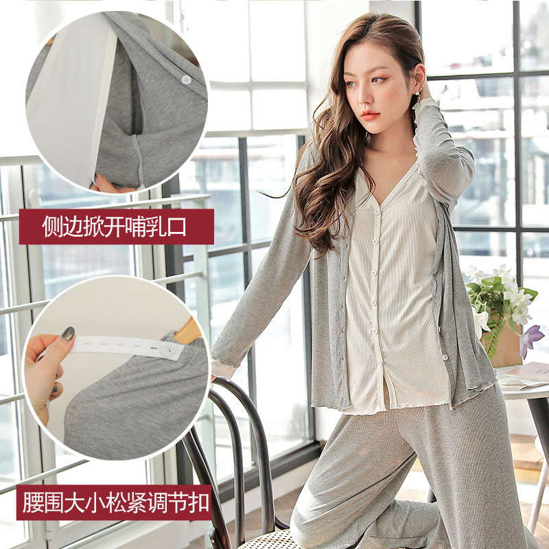 2108 그레이 페이크 투피스 세트