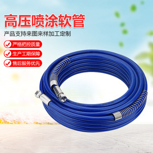 Spraying Machine Steel Wire High-Pressure Pipe Explosion-Proof High-Pressure Spray Paint Pipe Latex Paint Paint Pipe Airless Spraying Machine Accessories