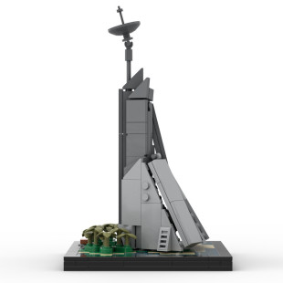 Moc-150508 Scarif Castle Tower - Building Scale, Inspired by the Movie 294 Particle Count