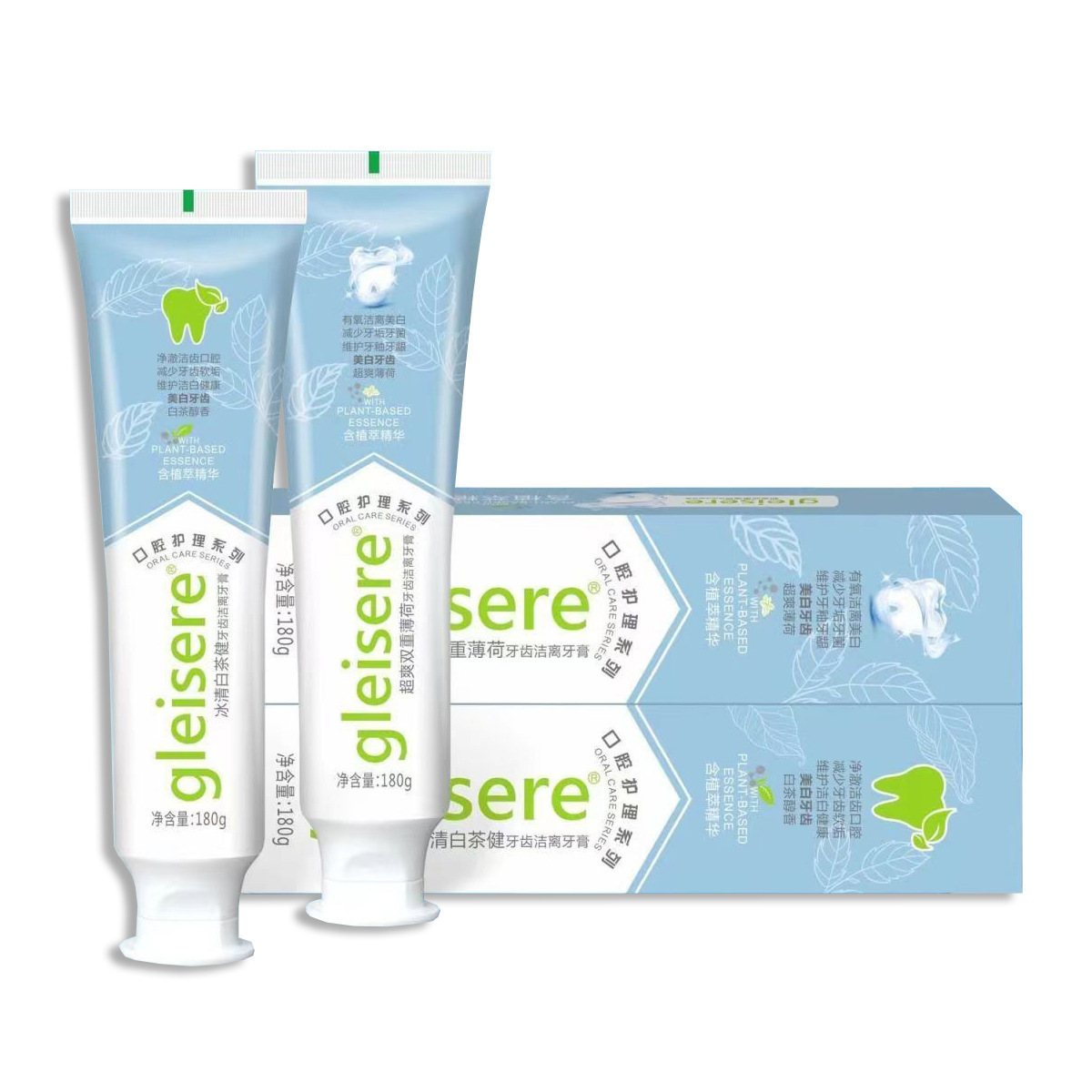 Aliento fresco, dientes blancos brillantes y fuertes, fluoruro, anticariedad, reducción de manchas, protección de encías, dientes saludables, 180g, pasta de dientes de gran volumen.