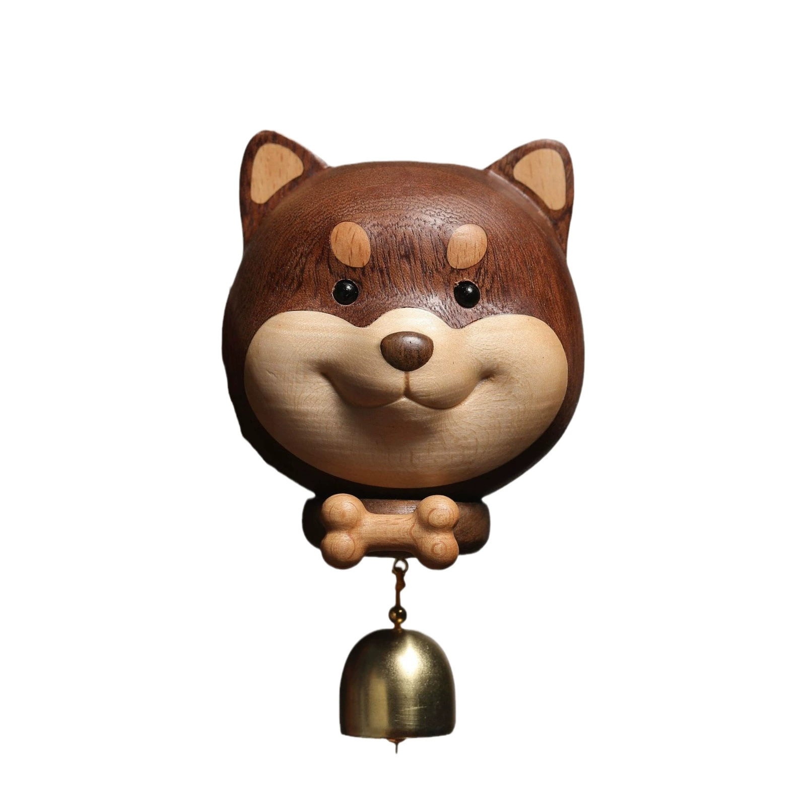 Популярная Ebony Shiba Inu Wind Chime подвеска милый исцеление магнитное домашнее хозяйство входа декор творческая фабрика прямая продажа