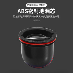 槍灰色全銅防臭地漏衛生間淋浴房下水道大排量洗衣機通用防臭器