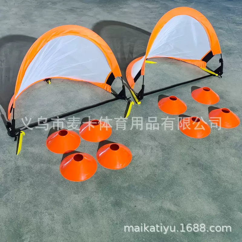 麦卡小球门足球门便携式折叠小球门简易足球网足球训练便携门跨境
