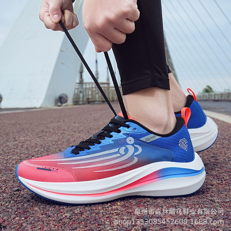 Summer breathable shock-absorbing carbon plate for men and women for training, sports shoes for beloved