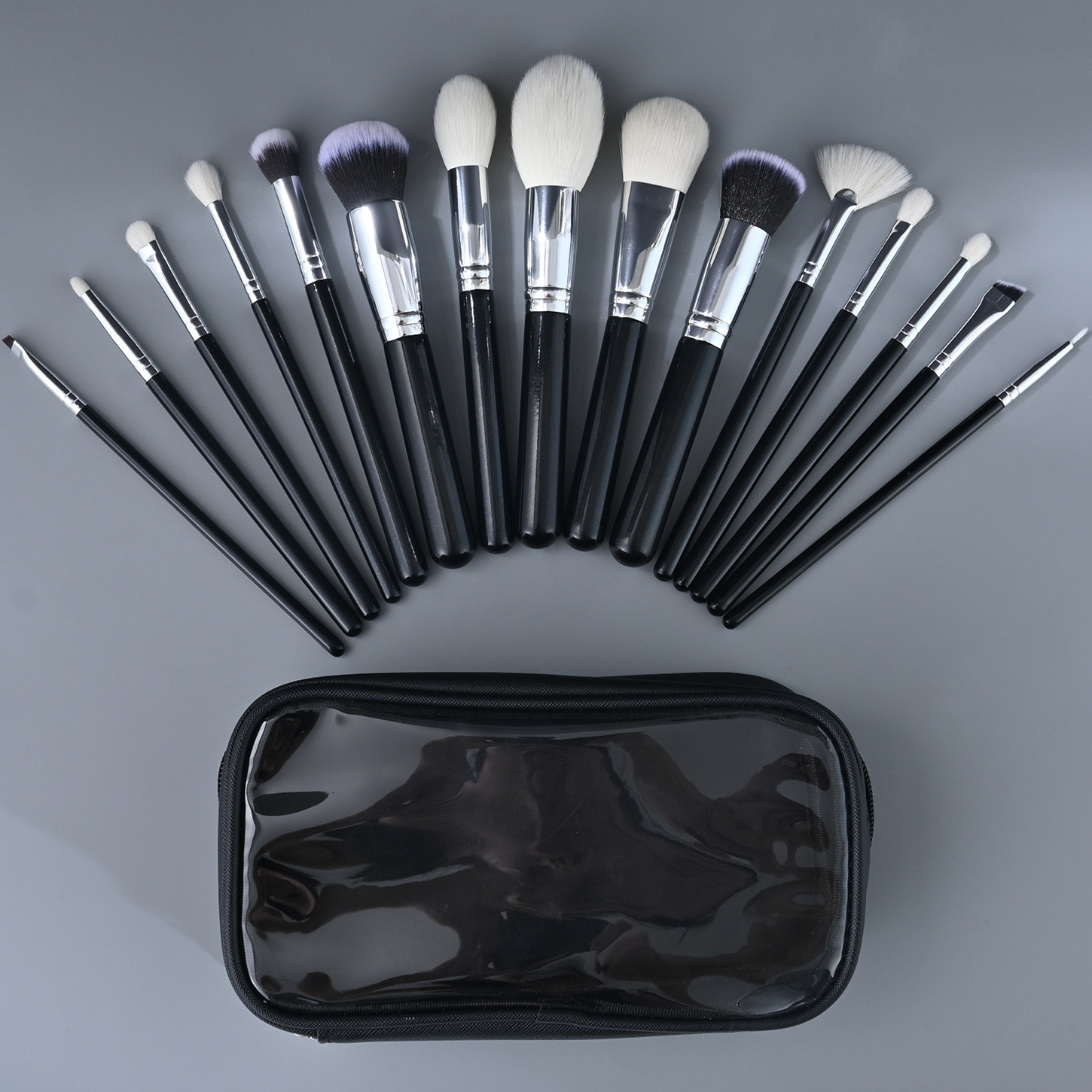 Zonia 20 piezas/15 piezas/30 piezas/42 piezas/24 piezas juego de pinceles de maquillaje cepillo de polvo suelto de pelo de animal venta directa transfronteriza