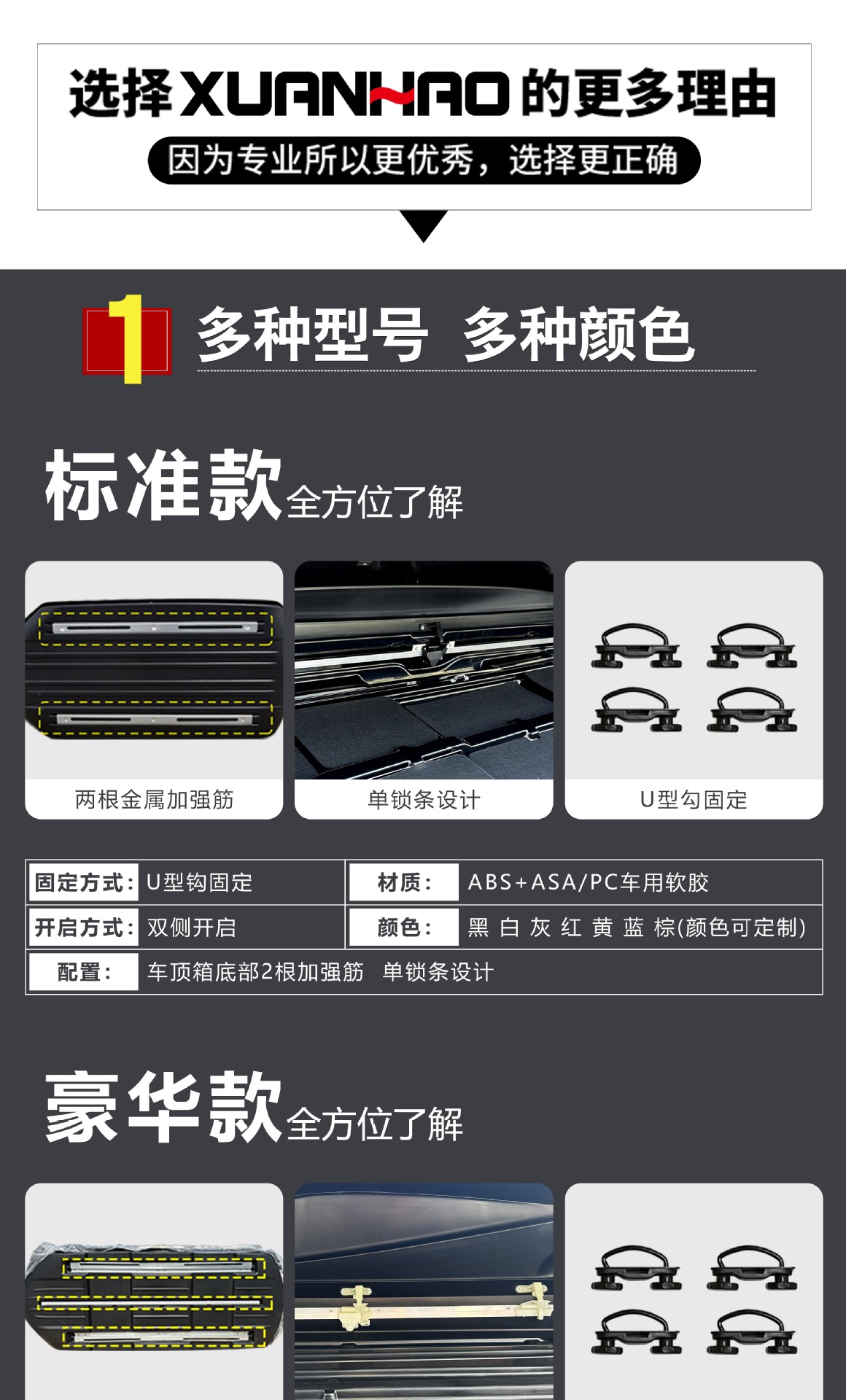 Applicable to Changan CS75CS95CS35PLUSCS15EV car roof trunk car suitcase car wholesale