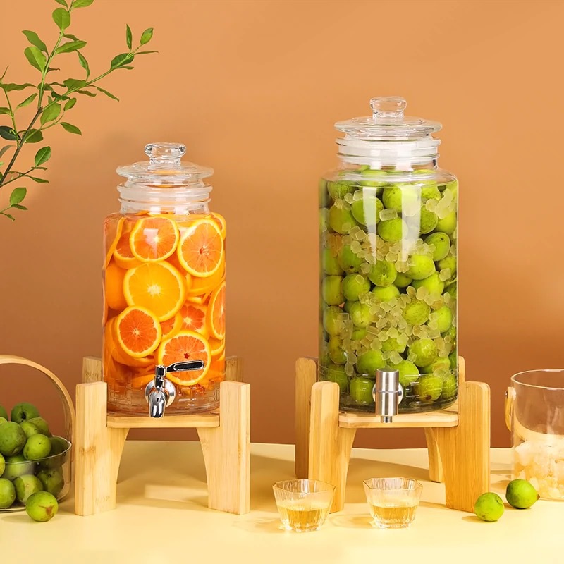 泡酒玻璃瓶泡酒专用酒瓶带龙头10斤20斤加厚酒罐家用密封泡酒坛子