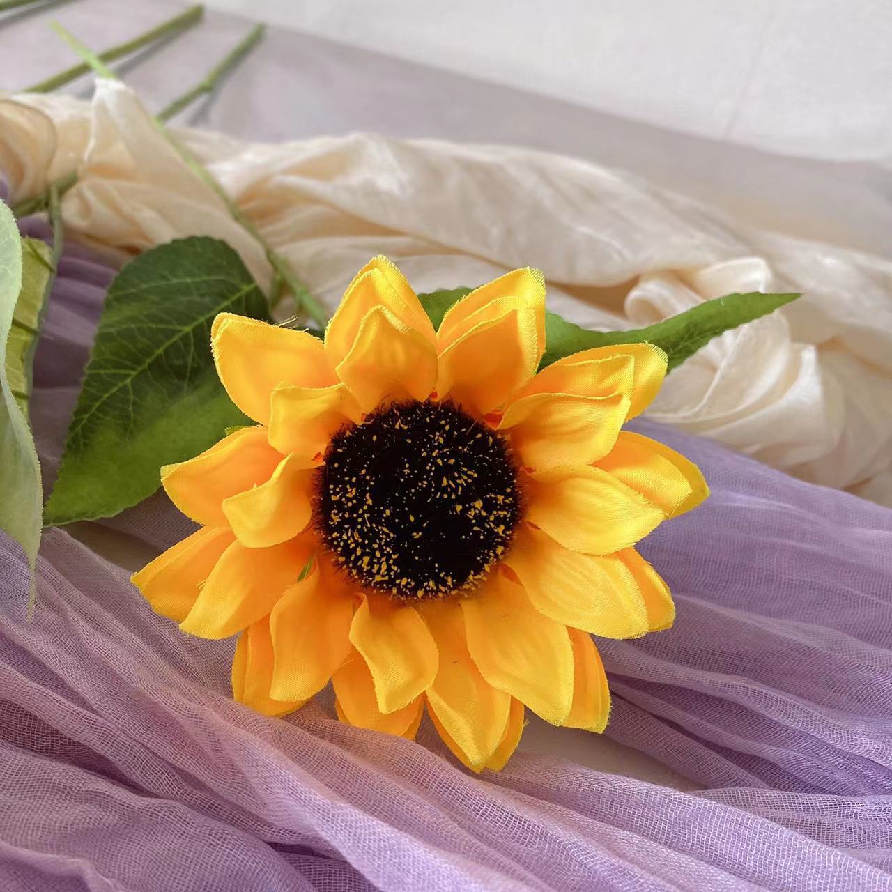 Aliexpress flor de girasol simulada flor de simulación decoración de estilo pastoral