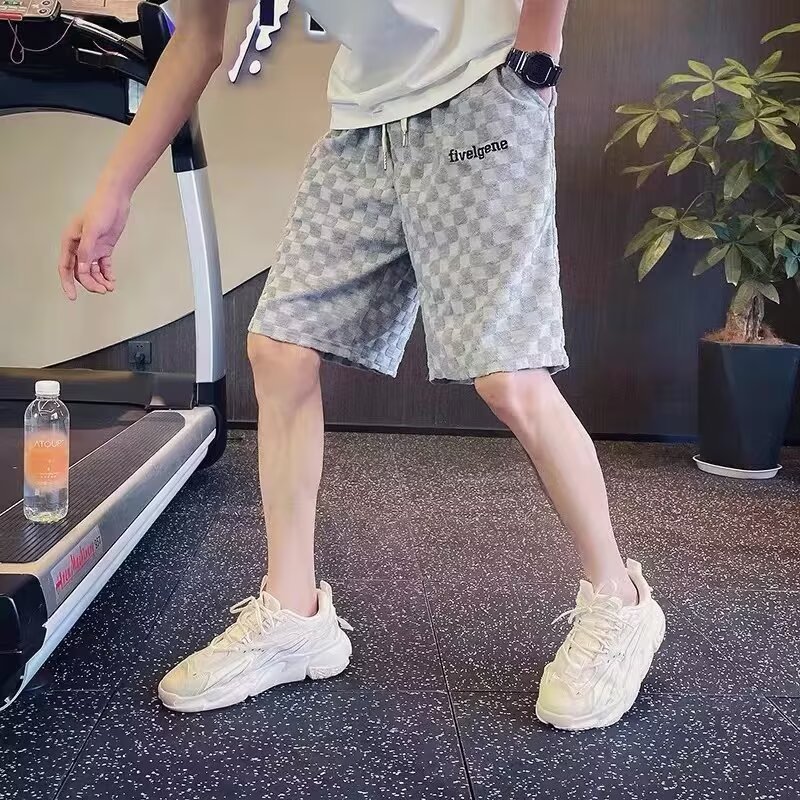 短裤男夏季潮流痞帅五分裤子男款潮流运动沙滩裤男宽松休闲裤中裤
